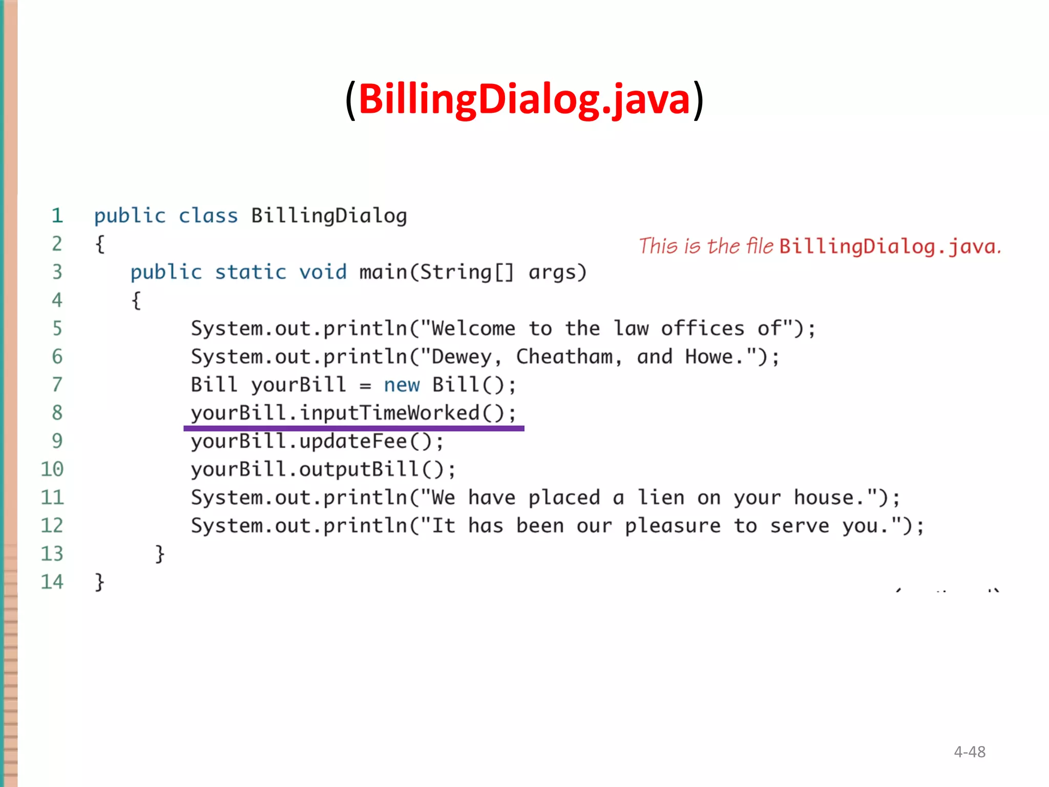 ( BillingDialog.java ) 4- 