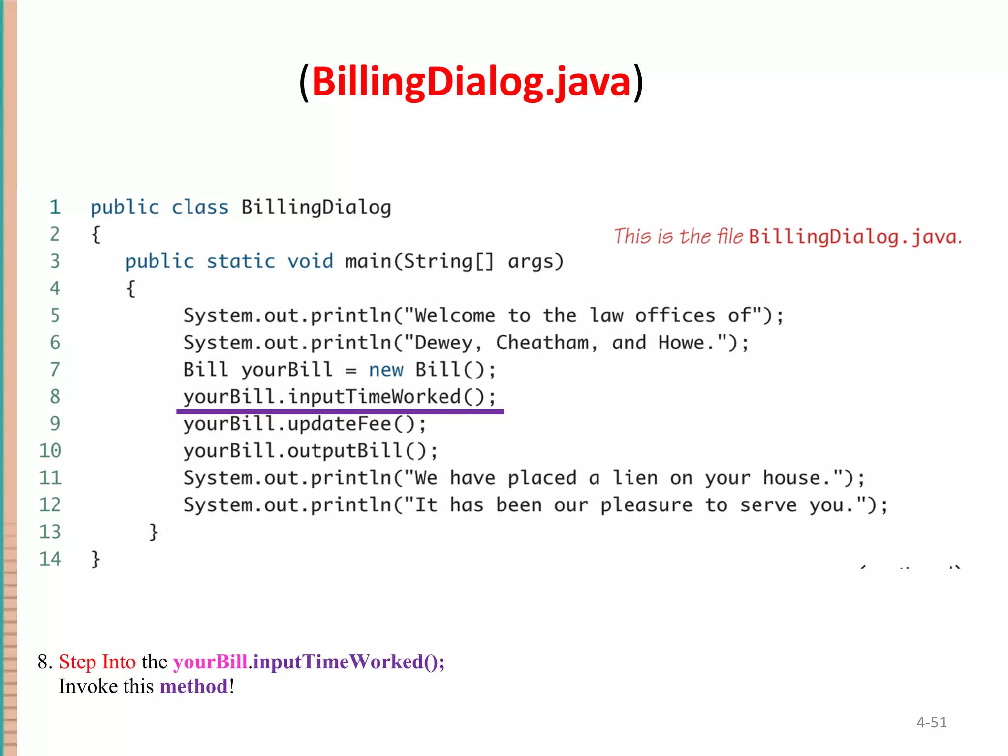 ( BillingDialog.java ) 4- 
