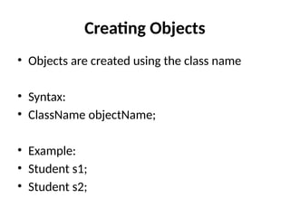 Comprehensive Introduction to Classes and Objects in C++ Programming | PPTX