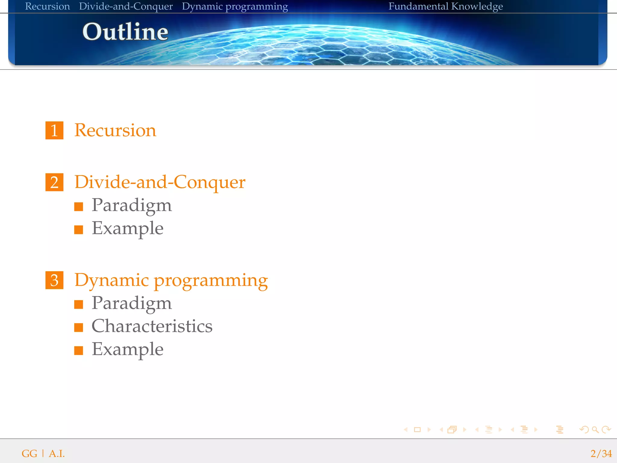 Divide&Conquer & Dynamic Programming | PPT