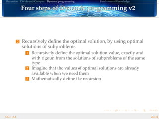 Divide&Conquer & Dynamic Programming | PDF
