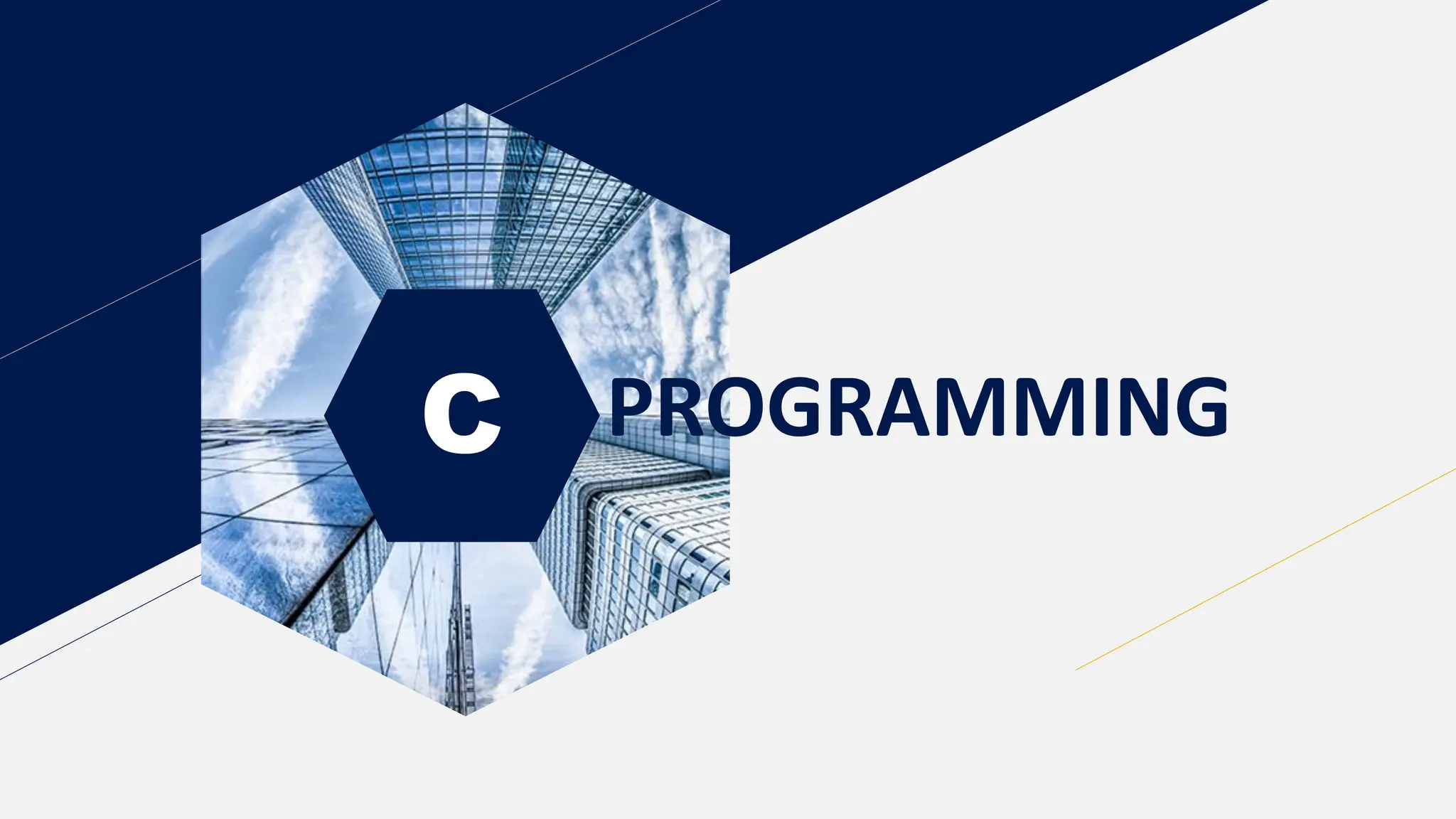 C PROGRAMMING
 