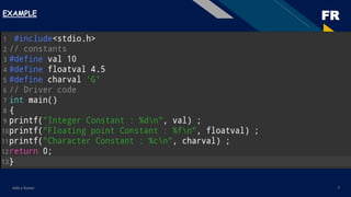 FR
Add a footer 7
EXAMPLE
 