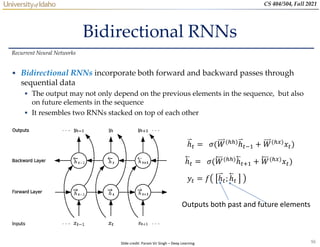 Bi Direction Rnns Lecture_2_Deep_Learning_Overview-newone1 | PPTX