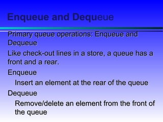 Lecture 2d queues | PPT
