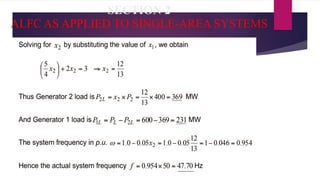 SECTION 2
ALFC AS APPLIED TO SINGLE-AREA SYSTEMS
 