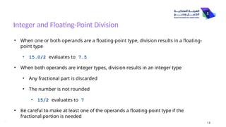 Lecture 2 Expressions and Assignment.pptx