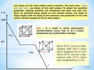 Comprehensive Study of the Fe-C Stable Phase Diagram and Its Components ...