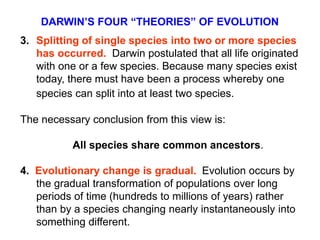 Evolutionary Split Lecture 2 History and Evidence F2016.ppt