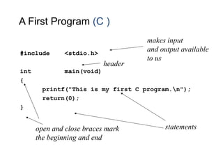 Lecture 2 introduction to Programming languages C.pptx