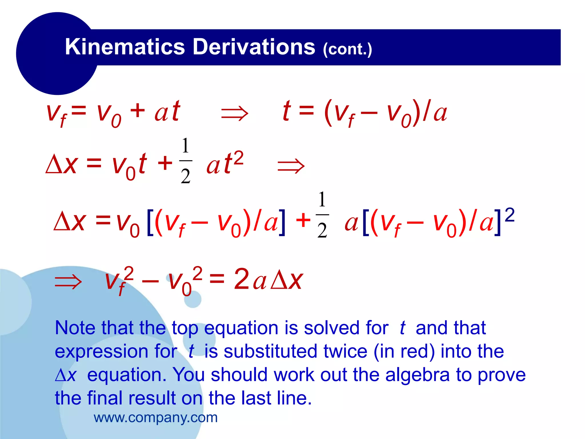 Lecture 2 kinematics