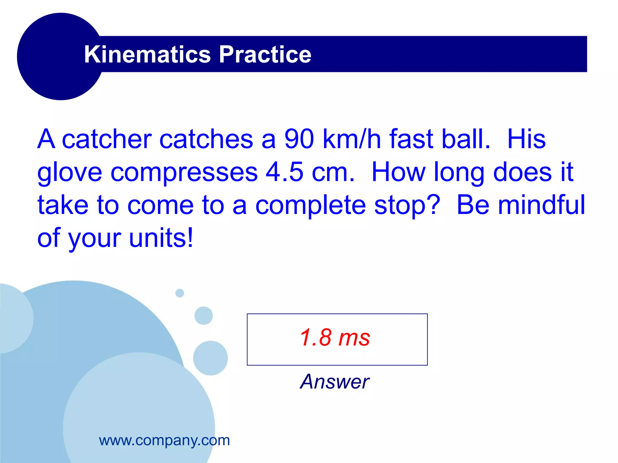 Lecture 2 kinematics