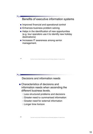 Lecture 2 (major types of information systems in organizations) | PDF