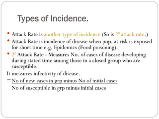 Lecture 2 MEASURES OF DISEASE OCCURRENCE.ppt notes 18th january.ppt