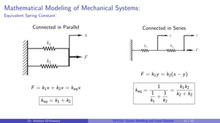 System modeling of electrical and mechanical sys | PDF