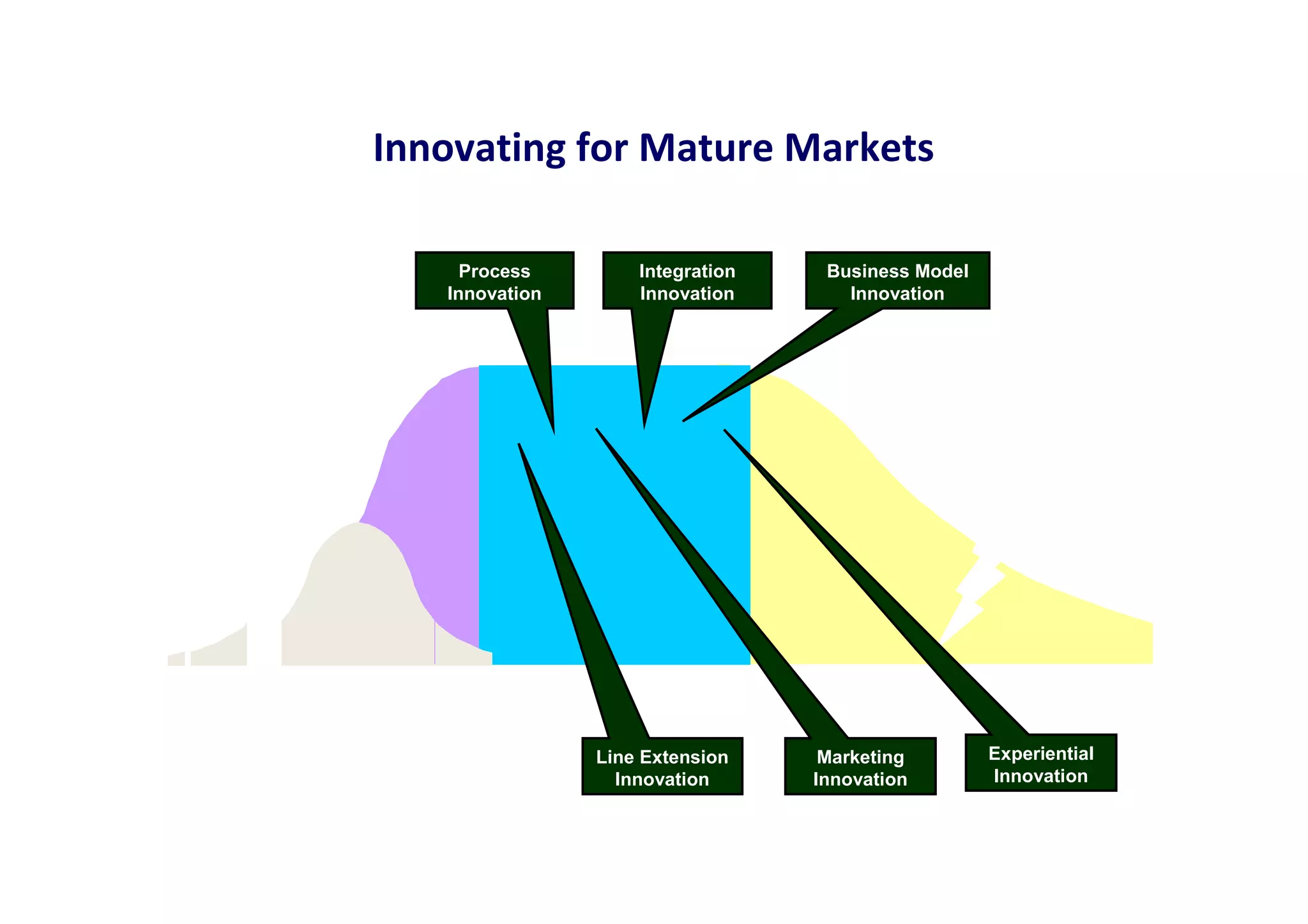 Innovating for Mature Markets

     Process        Integration    Business Model
   Innovation       Innovation       Innovation




                Line Extension     Marketing        Experiential
                  Innovation      Innovation        Innovation
 