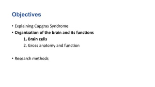 Neural Basis of Cognition: Understanding Capgras Syndrome and Brain ...