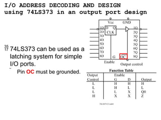 microprocessor systems Lecture 2 Parallel port | PPTX