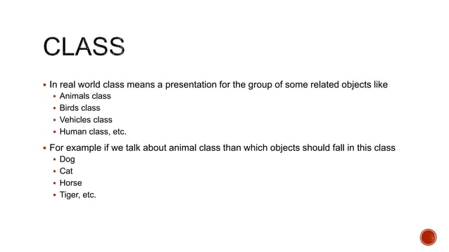 OOP Basic Concepts | PPT