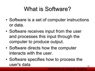 Introduction to computer systems. Architecture of computer systems. | PPT