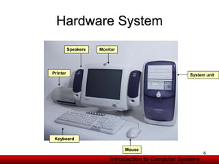 Introduction to computer systems. Architecture of computer systems. | PPT