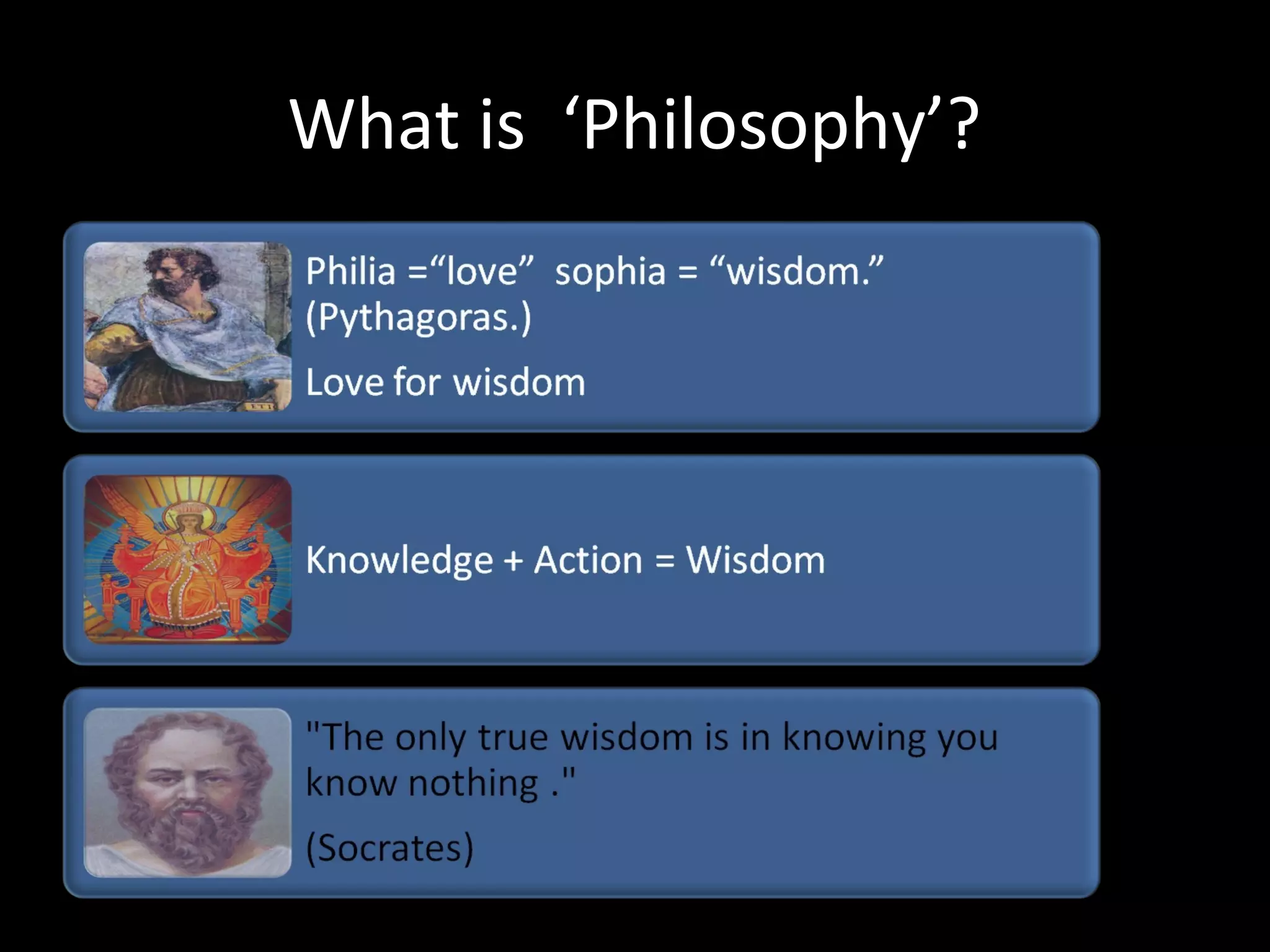 What is ‘Philosophy’?

 