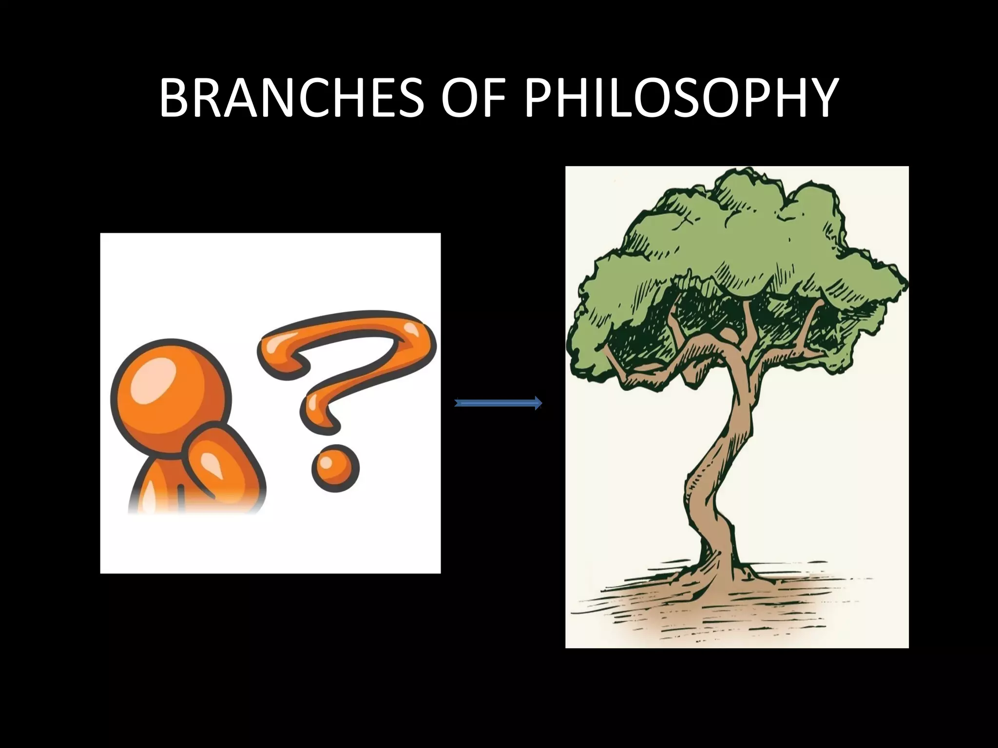 BRANCHES OF PHILOSOPHY

 