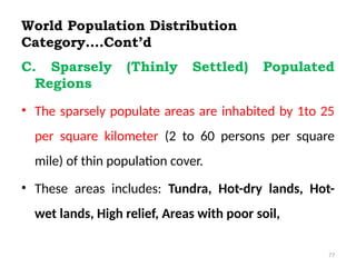 Sparsely Population Lecture 2 population distribution and growth.pptx