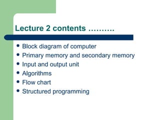 Lecture 2 c programming by umair ansari | PPT