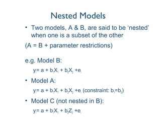 Nested Model In Data Analysis Key ideas, terms and concepts in SEM | PPT | Science
