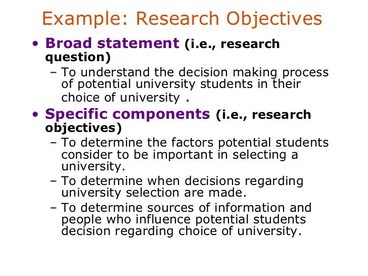 Sample problem statements research proposal