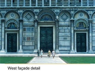 West façade detail
 