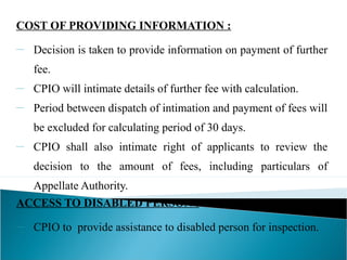RTI ACT 2005 PART-II | PPT