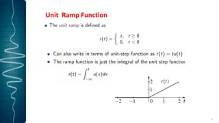 Lecture2 : Common continuous time signals | PPT