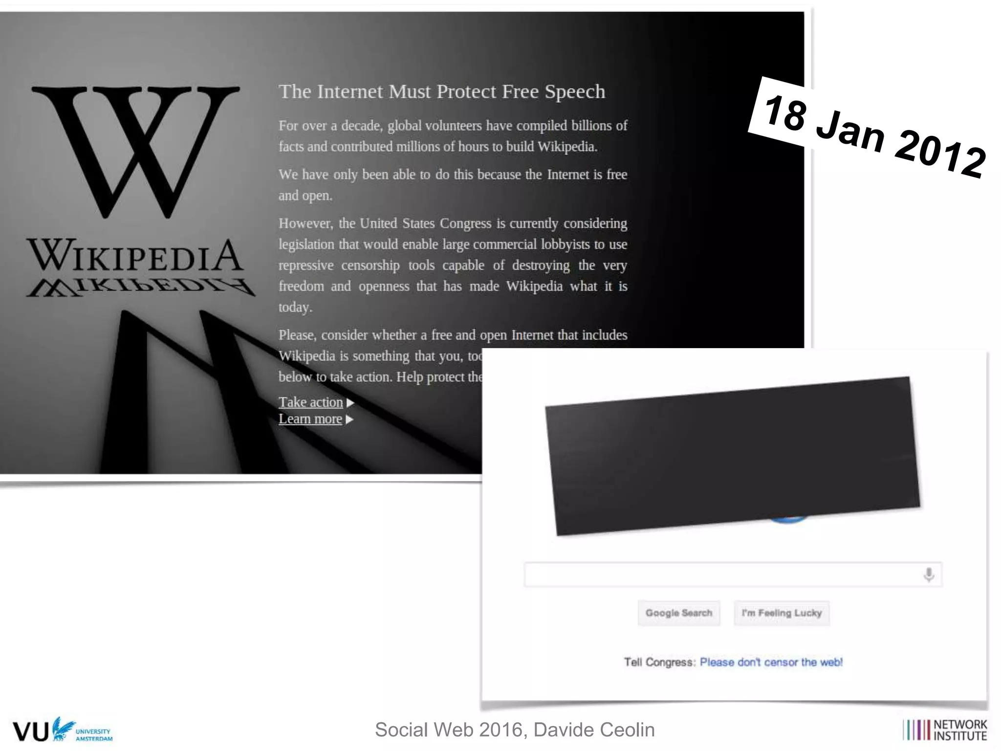 Social Web 2016, Davide Ceolin
 