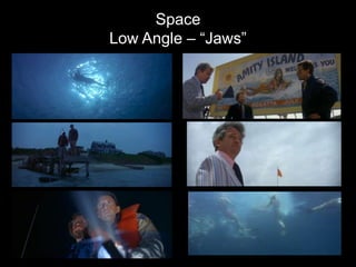 Space
Low Angle – “Jaws”
 