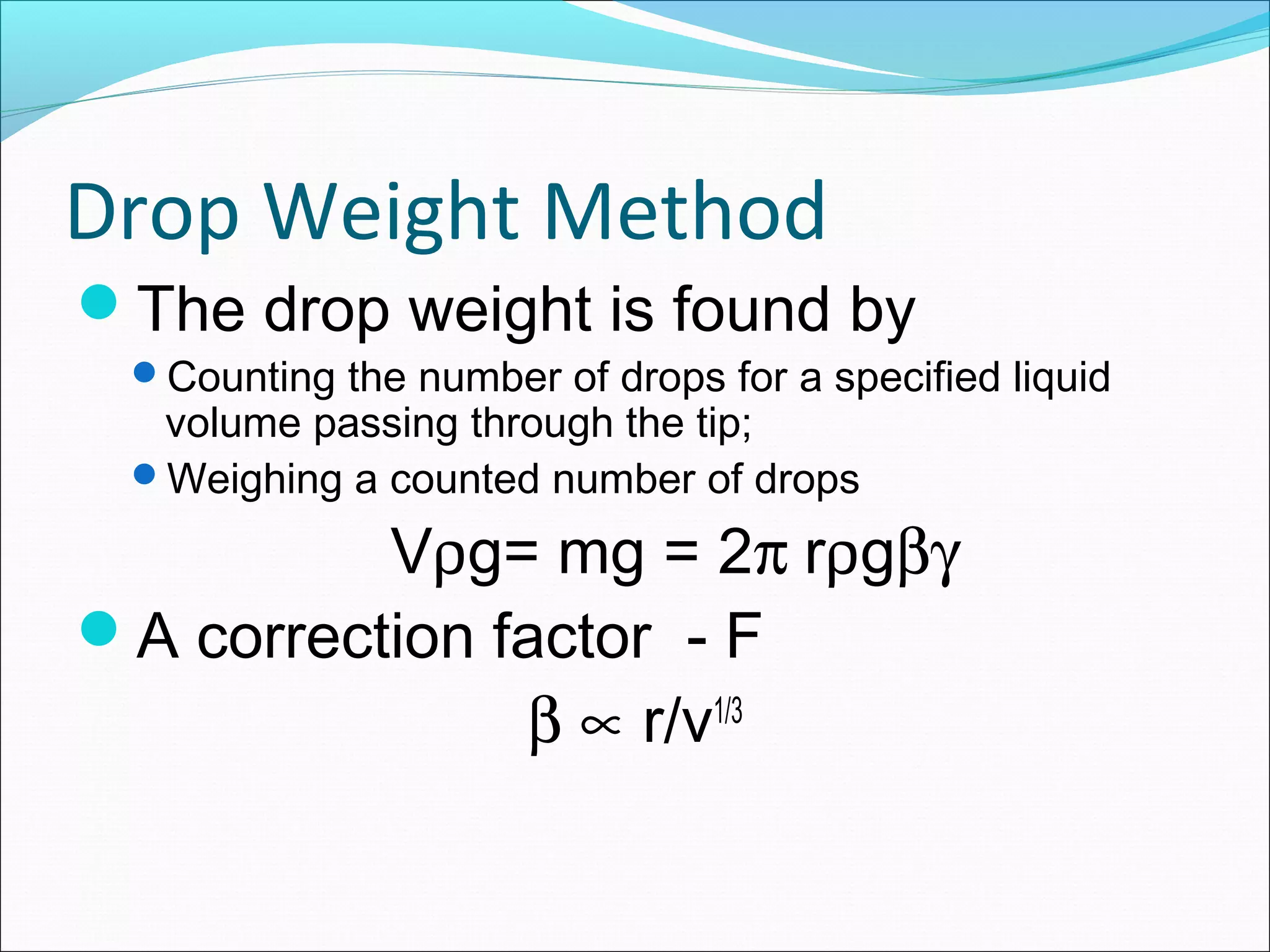 surface tension | PPT