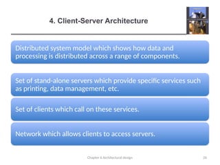 Lecture 2 system architecture- software design and architecture | PPTX