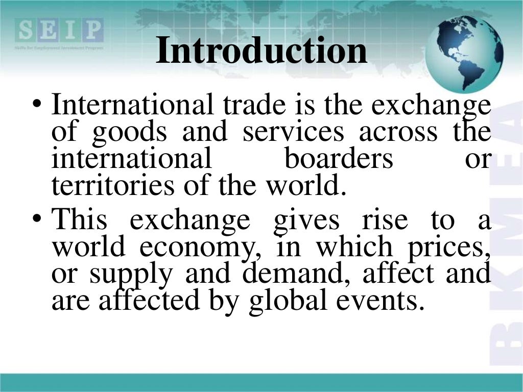 Lecture 2 Tariff and Nontariff Barriers to International Trade