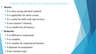 Math Merits Lecture no 2 Teaching of Mathematics.pptx
