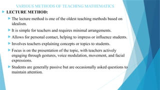 Lecture no 2 Teaching of Mathematics.pptx
