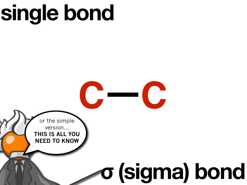 single bond or the simple