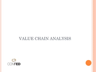 VALUE CHAIN ANALYSIS
 