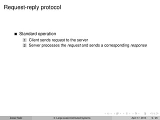 Topic 3: Large-scale Distributed Systems | PDF