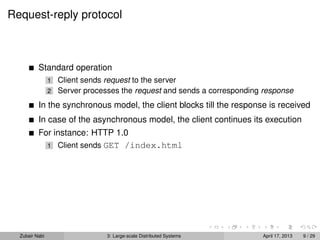 Topic 3: Large-scale Distributed Systems | PDF