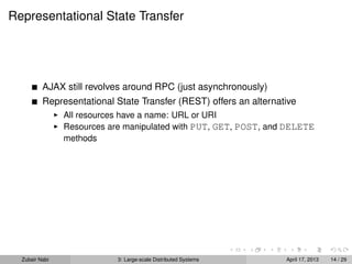 Topic 3: Large-scale Distributed Systems | PDF