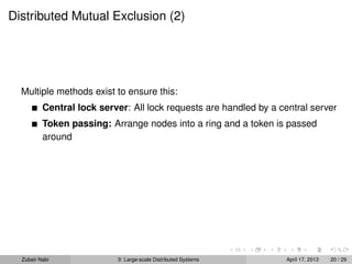 Topic 3: Large-scale Distributed Systems | PDF