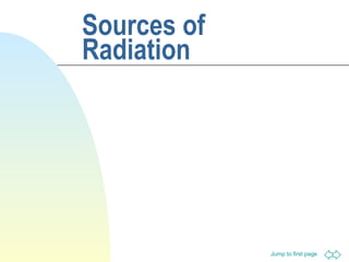 Sources of
Radiation

Jump to first page

 