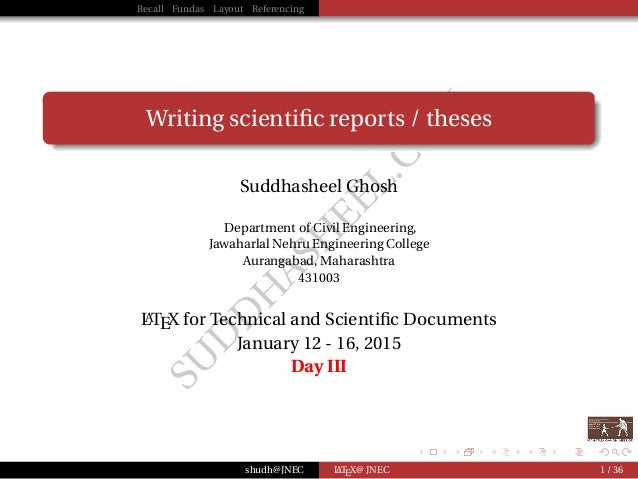 Dissertation typesetting