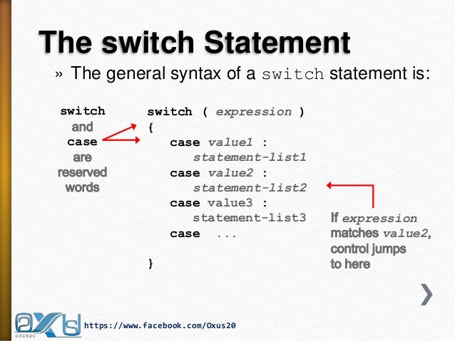 Conditional Statement
